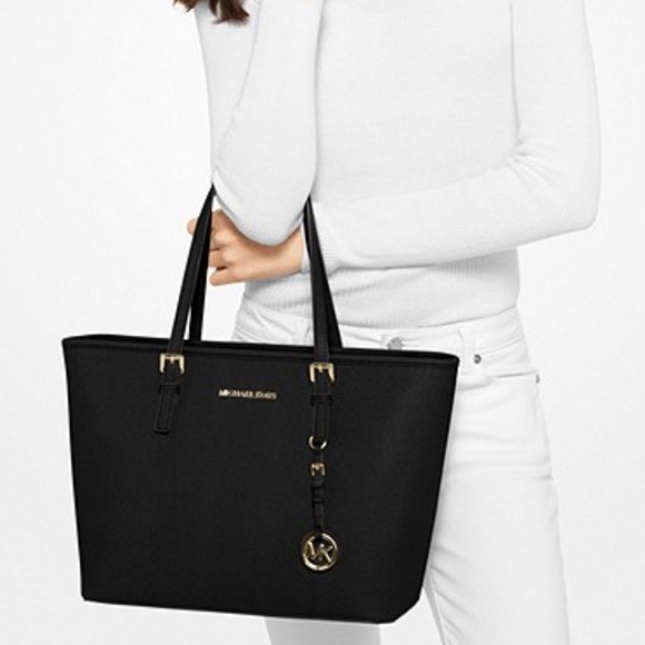 MICHAEL Michael Kors Handbags - Michael Kors Jet Set Saffiano Leather Tote Bag